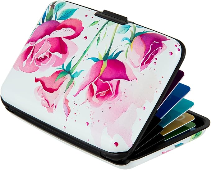 Credit Card Holder Small RFID Blocking Wallet Business Metal Slim Mini Aluminum Hard Case for Women Men - Image 5
