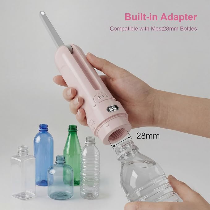 Electric Portable Bidet, Rechargeable Travel Bidet | 3 Pressure Modes, 260 Uses/Charge, Waterproof, Personal Hygiene Cleaning at Home Office and Camping - Image 10