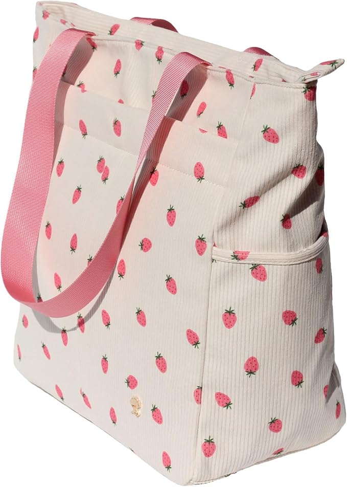 ESVAN Original Floral Tote Bag Large Shoulder Bag with Multi Pockets for Gym Travel Beach Daily Bags - Image 8