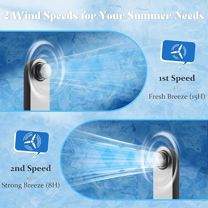 Lerat Portable Handheld Fan, 2 IN 1 Mini Hand Fan, Battery Operated [8-15 Working Hours], USB Rechargeable Personal Foldable Fan for Indoor, Small Pocket Fans Travel Essentials for Outdoor (Black) - Image 4
