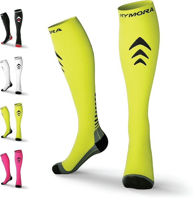 Compression Socks for Men and Women - Sports, Running, Flying, Work & More by Rymora