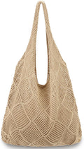 hatisan Crochet Bag for Women, Handmade Knit Beach Tote Bag Summer by Hatisan
