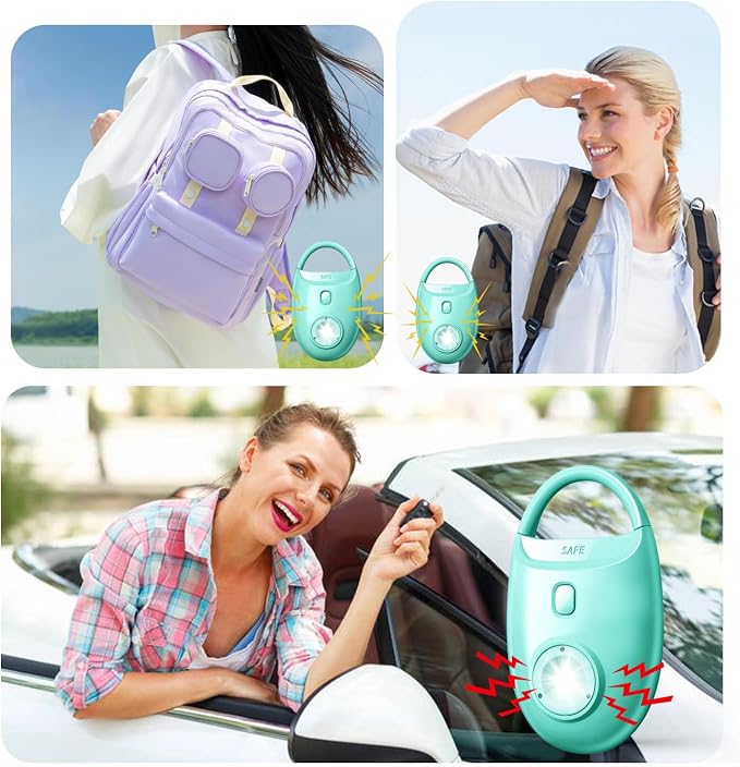 Safe Sound Personal Alarm, 130DB Personal Security Keychain with LED Strobe Light, Emergency Safety Device for Women, Men, Children, Students - Image 6