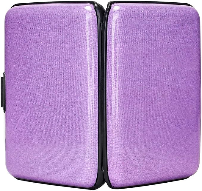 RFID Blocking Credit Card Protector Case Holder Wallet for Men Women | RFID Blocking Credit Card Protector Aluminum ID Case Hard Shell Business Card Holders Metal Wallet for Men or Women - Image 3