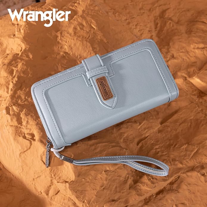 X Wrangler Women's Wallets Bifold Wristlet Wallets for Women Large Capacity Credit Card Wallet with ID Window - Image 2