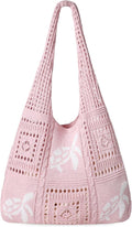 Sightor Crochet Tote Bag, Mesh Beach Bag Knit Summer Hobo Bag for Women | Beach Tote bag Vacation Outfits Aesthetic Boho Bag by Sightor