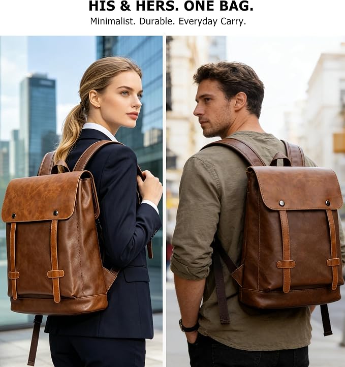 Anti Theft Laptop Backpack for Men Women, Lightweight Travel Bag | Lightweight business backpack, laptop storage and anti-theft travel styling support commute, campus and daily trips - Image 2
