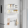 Magnetic Spice Rack for Refrigerator, 3 Pack Magnetic Shelf for Refrigerator, Movable Magnetic Basket is Used for Side Storage in Ovens, Microwaves, or Washing Machines by Umomi