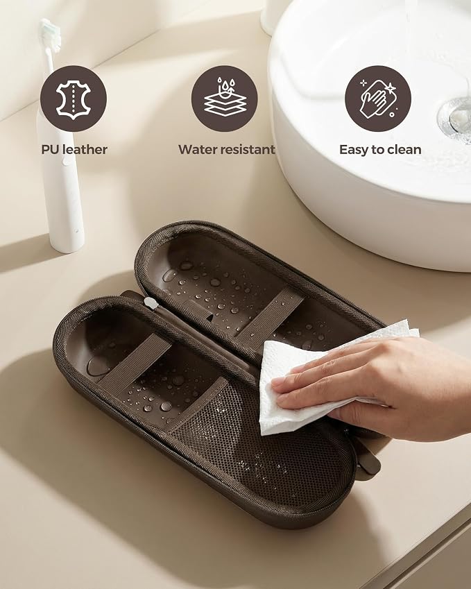 ProCase Electric Toothbrush Travel Case for Oral-B & Philips Sonicare -L | Hard Travel Case for Oral-B 1000/1500/5000/7000/9600 & iO 7/8/9, Philips Sonicare 4100/5100/5300, Fits Full-Size Brushes - Image 6