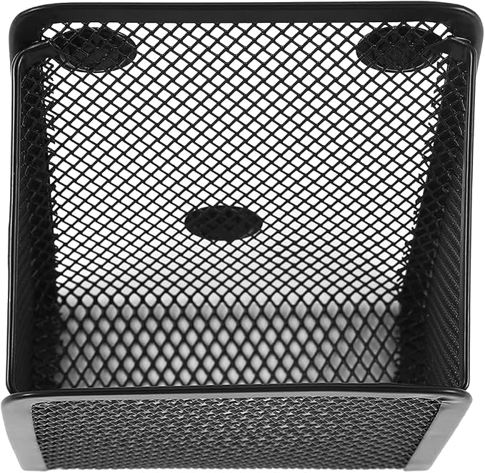 Magnetic Pencil Holder,Mesh Stainless Steel Pen Basket, Metal Writing Utensil Storage Organizer for Whiteboard,Blackboard,Kitchen, Locker, Home, or Office | Metal Writing Utensil Storage Organizer for Whiteboard,Blackboard,Kitchen, Locker, Home, or Office - Image 4