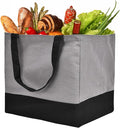 Canvas Reusable Grocery Bags Heavy Duty, 8.3 gal Foldable Large Tote Bag with Handles, Holds 60 lbs Canvas Shopping Bags, 1 Pack by CNaiyunpin