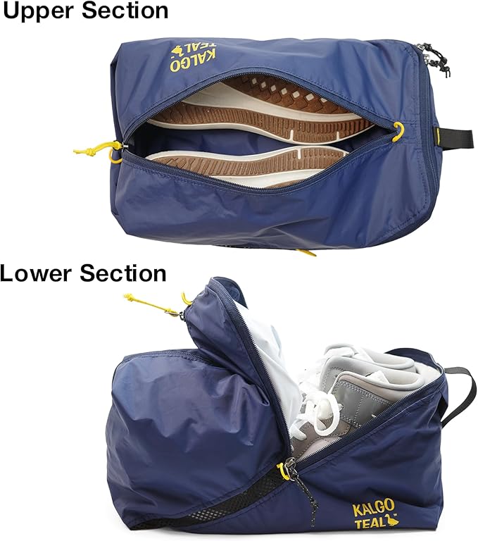 Ultralight Travel Shoe Bag 15L, Fits 2 Pairs Shoes, Large Water-Resistant Packing Cube. - Image 3