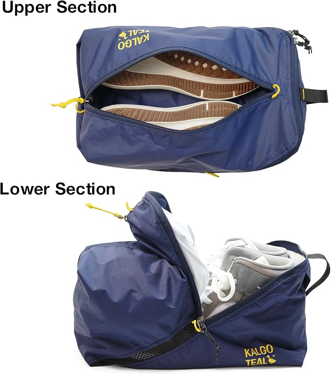 Ultralight Travel Shoe Bag 10L, Fits 2 Pairs Shoes, Large Water-Resistant Packing Cube. - Image 3