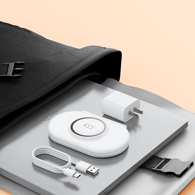 2026 Traveling Portable Wireless Mag-Safe Fast Charging Station | Magnetic 3 in 1 Charger for iPhone 17 16 15 14 13 12 Pro Max Plus,Apple Watch Series & Air pods 4 3 2 Pro-Gifts for Family - Image 9