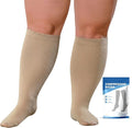 Plus Size Compression Socks: Wide Calf for Women Men 20-30 mmHg | Up to 7XL-Compression Socks for Travel Nurses Pregnant by BODALA