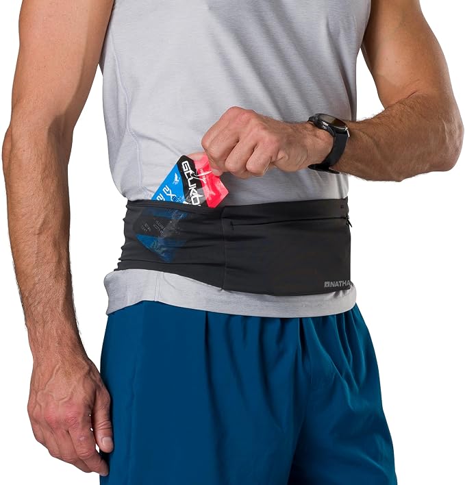 Nathan Zipster Max Running Belt, Running Belts for Women and Men, Bounce-Free Waist Pack with Extra Large Zipper Pocket, Smartphone Storage, Walking, Gym, Hiking - Image 4