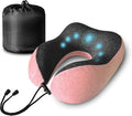 High Fill Memory Foam Travel Neck Pillow - Ergonomic Support for Plane, Car, Home Travel Accessory, Washable Cover - Neck Pillow for Effortless Travel by ODT+UK