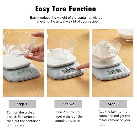 Small Food Scale Digital Kitchen Scales Weight Grams Ounces White | 3-Stage Precision, Max 11lbs, Portable Compact Design, Accurate for Cooking Baking Jewelry Coffee Postage, 2 AAA Batteries - Image 7