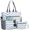 G4Free Beach Bag, Waterproof Sandproof Beach Tote Bag, Large Capacity Foldable for Women by G4Free
