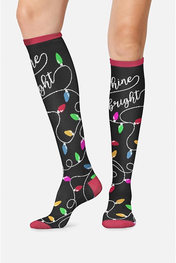 Cherokee Legwear Compression Socks for Women 10-15 mmHg (1-Pair Pack) | Comfort Support Knee Highs, Soft Fit, Regular & Wide Calf, Soft Knit Feel, Lightweight, Easy Care for Work and Everyday Wear by Cherokee