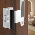 Upgraded Portable Door Lock for Travel & Home - No Drill Anti-Kick Door Reinforcement Lock with 800lbs Strength, Fits Inward Swing Doors, （White） by Unknown