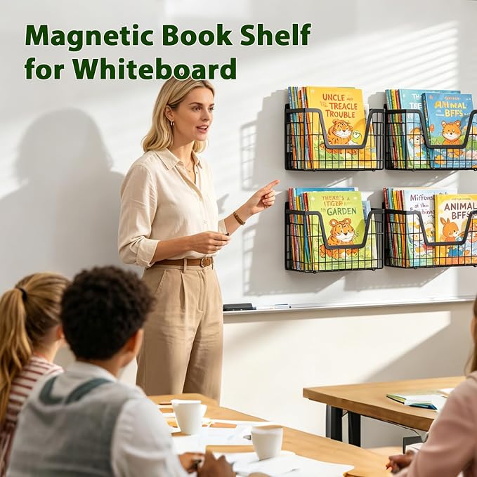 Magnetic Shelf for Fridge, Fruit Basket Magnet Shelves with 2 Hooks | Potato and Onion Storage Bins, Black Magnetic Organizer Side of Fridge Storage, Magnetic Spice Rack for Refrigerator Kitchen - Image 11