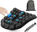 Airplane Seat Cushion for Long Flights, Inflatable & Portable Travel Cushion for Tailbone Pain Relief, Pressure Relief Car Seat Cushion for Office Chair and Wheelchair Use by Pewfugu