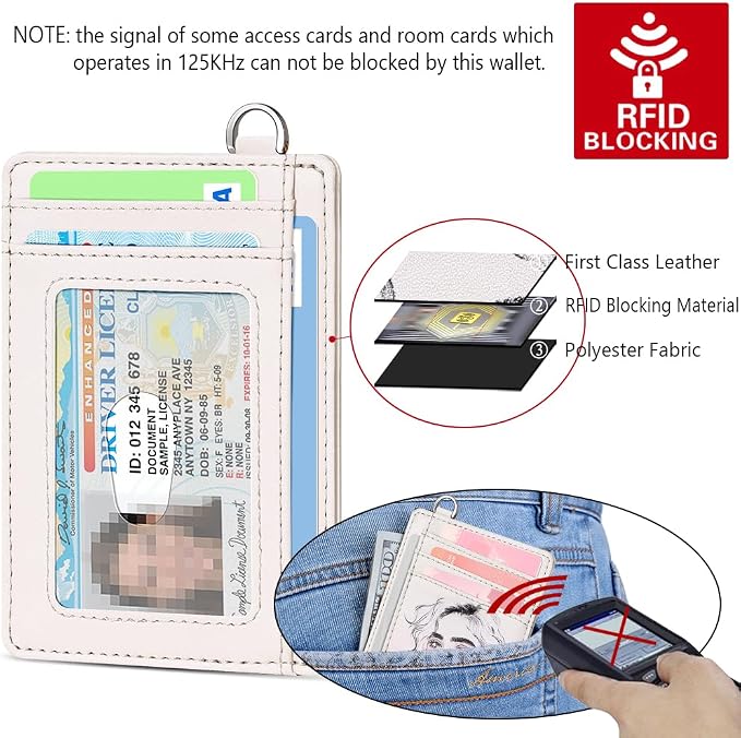 FurArt Slim Minimalist Wallet RFID Credit Card Holder for Men | slim minimalist compact rfid id window thin - Image 5