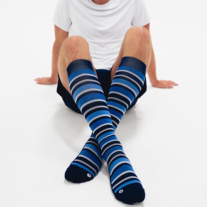 Wellness Compression Socks for circulation, swelling, deep vein thrombosis and calf cramps | 15-20mmHg - Image 6