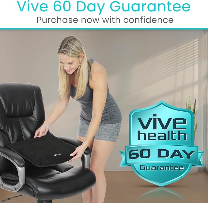 Vive Inflatable Seat Cushion - Portable Pad for Stadiums, Bleachers | Airplanes, Travel, Hiking, Camping, Backpacking, Sporting Events, Picnics - Lightweight Padded Seat Resistant to Tears - Image 9