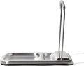 OXO Good Grips Stainless Steel Spoon Rest with Lid Holder | Holds Multiple Utensils & Pot Lids While Cooking, Folds Flat for Storage, Ideal for Stovetop and Countertop Organization by Unknown