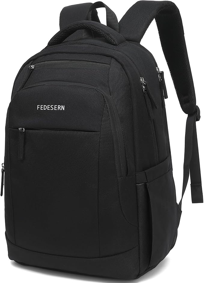 Smell Proof Backpack with Lock,Water Resistant Smell Proof Bags Travel Laptop Backpack,Large Capacity Carbon Enduring Smell Proof Stash Bag with Lock for Men Women (Black) by Unknown