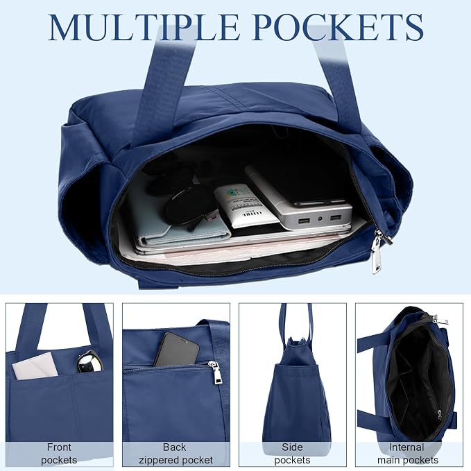 PlasMaller Carry On Travel Duffle Bag Packable Luggage Travel Gear Sports Gym Bags Lightweight Tote Shoulder Pack - Image 4