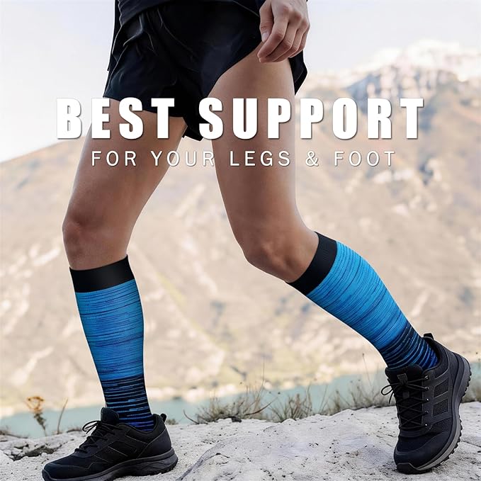 Copper Compression Socks for Women & Men (6 pairs) - Best Support for Nurses, Running, Hiking, Recovery - Image 4