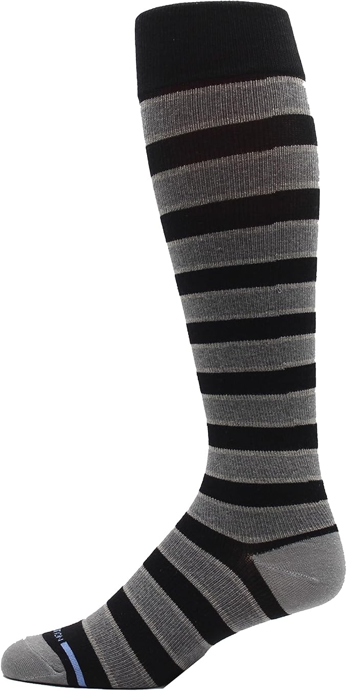 Dr. Motion 4 Pairs Men's Athletic Traveler Graduated Compression Knee High Socks - Image 2