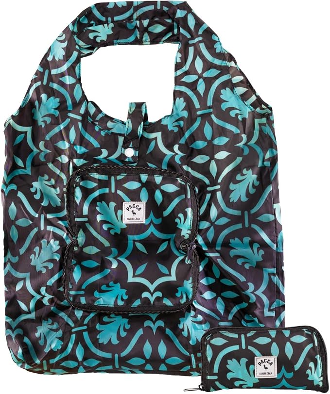 Pacca Packable Tote Bag Travel Shopping Bag Foldable Tote Bag for Travel, Grocery, Beach, Cruise Ultra Light Tote by Pacca
