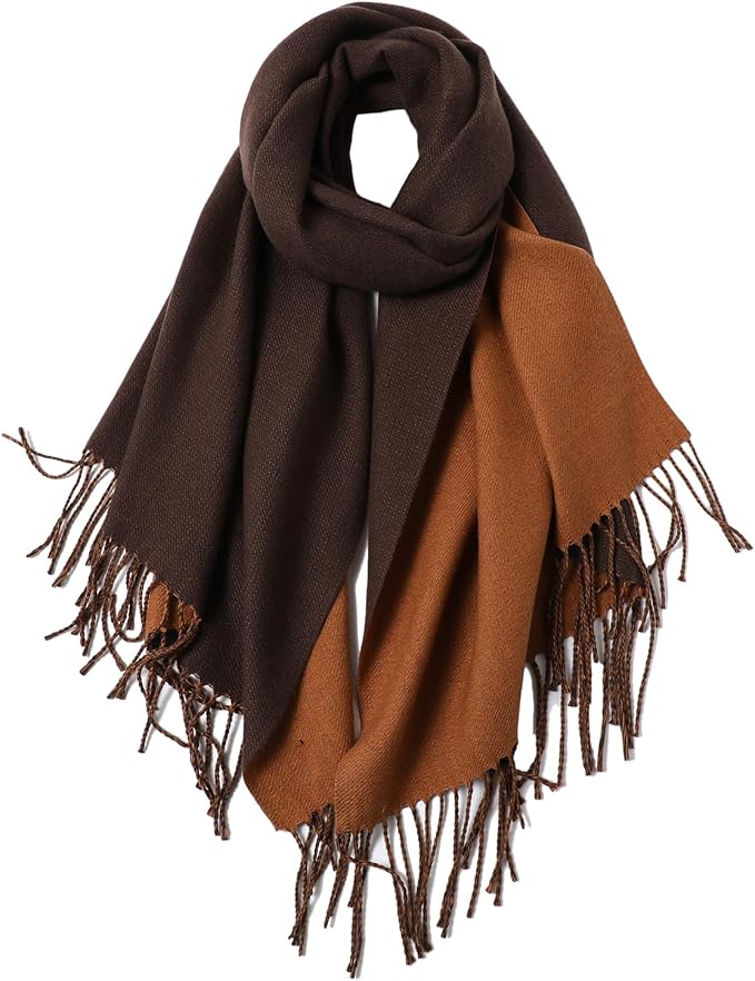 maamgic Women's Scarf Pashmina Shawls Blanket Scarf for Evening Dress | Soft Viscose Blend ,Lightweight,Large Scarf with Cozy Cashmere-Feel, Perfect For Weddings,Cruise Travel & Flights by MaaMgic