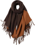 maamgic Women's Scarf Pashmina Shawls Blanket Scarf for Evening Dress | Soft Viscose Blend ,Lightweight,Large Scarf with Cozy Cashmere-Feel, Perfect For Weddings,Cruise Travel & Flights by MaaMgic