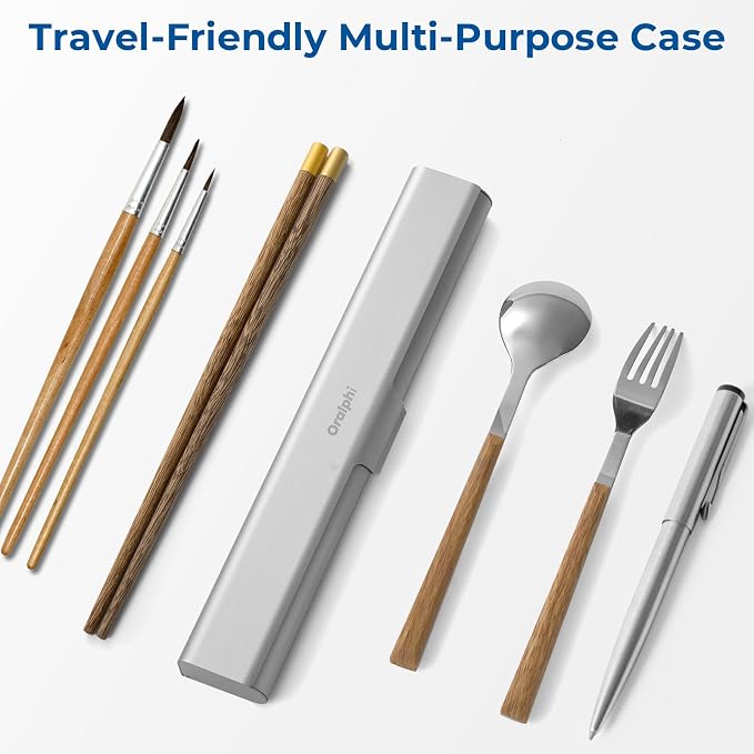 2 Pack Aluminum Toothbrush Travel Case, Portable Travel Toothbrush Holder, Durable Manual Toothbrush Box Container for Traveling, Bathroom, Camping, Business Trip - Image 7