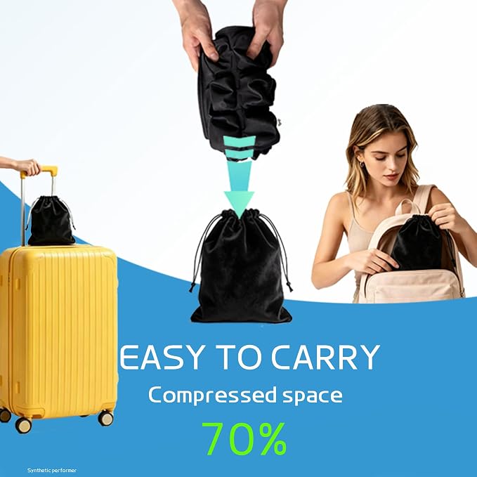 SondlorTravel Cushion Airplane Seat ,Airplane Seat Cushion for Long Flights | Ergonomic Comfort Support,Portable Air Cushion for Travel, Airplane Long Flights, Office, Car & Wheelchair ,Non-slip Bottom - Image 6