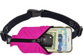 SPIbelt Running Belt Original for Women Men, Phone Holder for Running, Running Fanny Pack, Holder for Phone, Running Waist Pack, Adjustable Waist, [Fits All Phones]. Fuchsia with Black Zipper by SPIbelt
