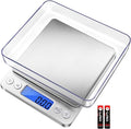 Fuzion Digital Gram Scale .01 Gram Accuracy, 500g Small Jewelry Scale | Small Kitchen Food Scale with 2 Trays for Herb, Powder, Coffee, Gold, Coin - Weight Gram and Oz by Fuzion%C2%AE