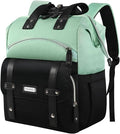 FALANKO Laptop Backpack for Women,College Work Teacher backpack for 15.6 Inch laptop,Travel Anti Theft Laptops Backpack RFID, Shoulder Purse Bags Green Black by FALANKO