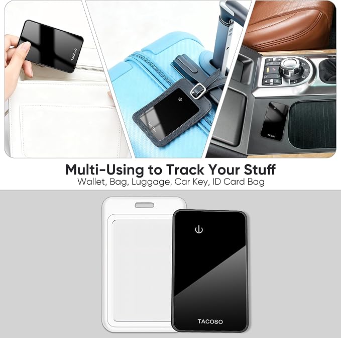 MFi Slim Wallet Tracker Card, Apple Find My (iOS Only), 2 Pack | IP68 Waterproof, Left-Behind Alert, Smart Track Wallet & Luggage, Unique SN, Family Share 5 Max, Essential for Travelers - Image 6
