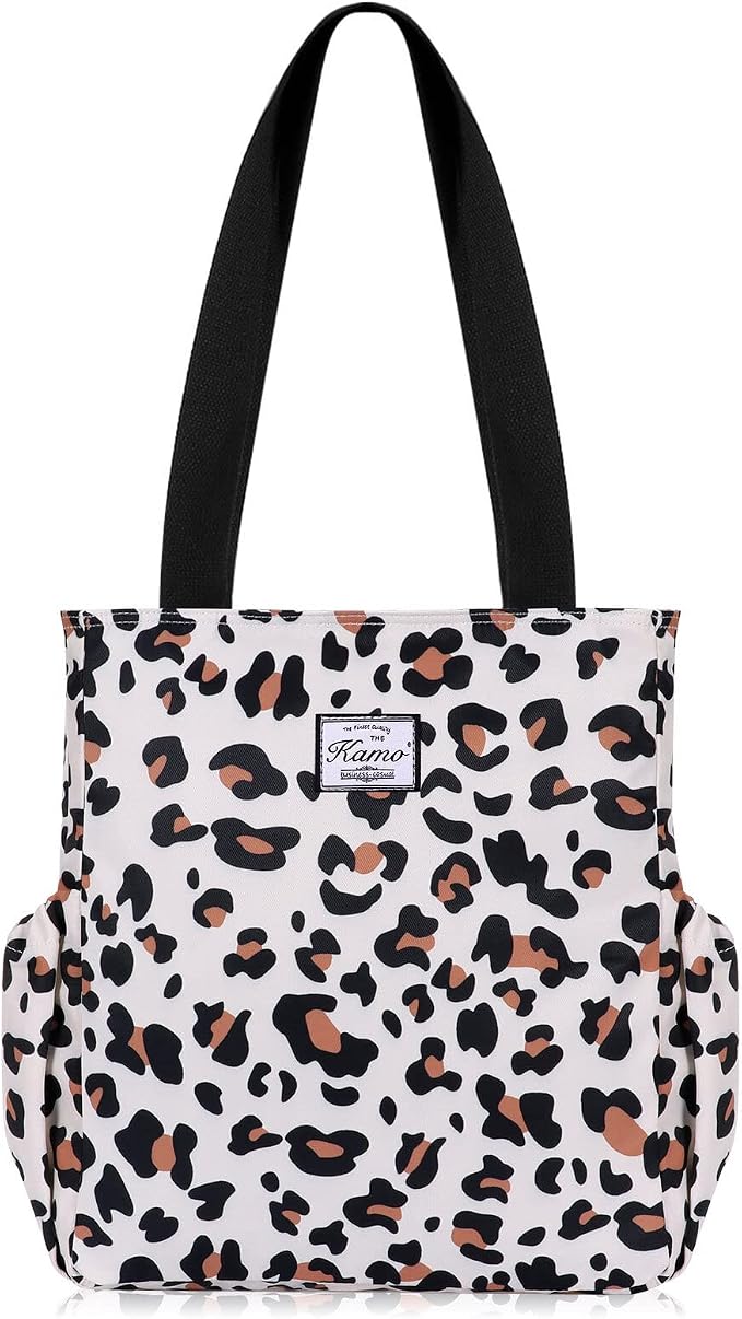 KAMO Floral Tote Bag - Waterproof Lightweight Handbags Travel Shoulder Bag for Hiking Yoga Gym Swimming Travel Beach by KAMO