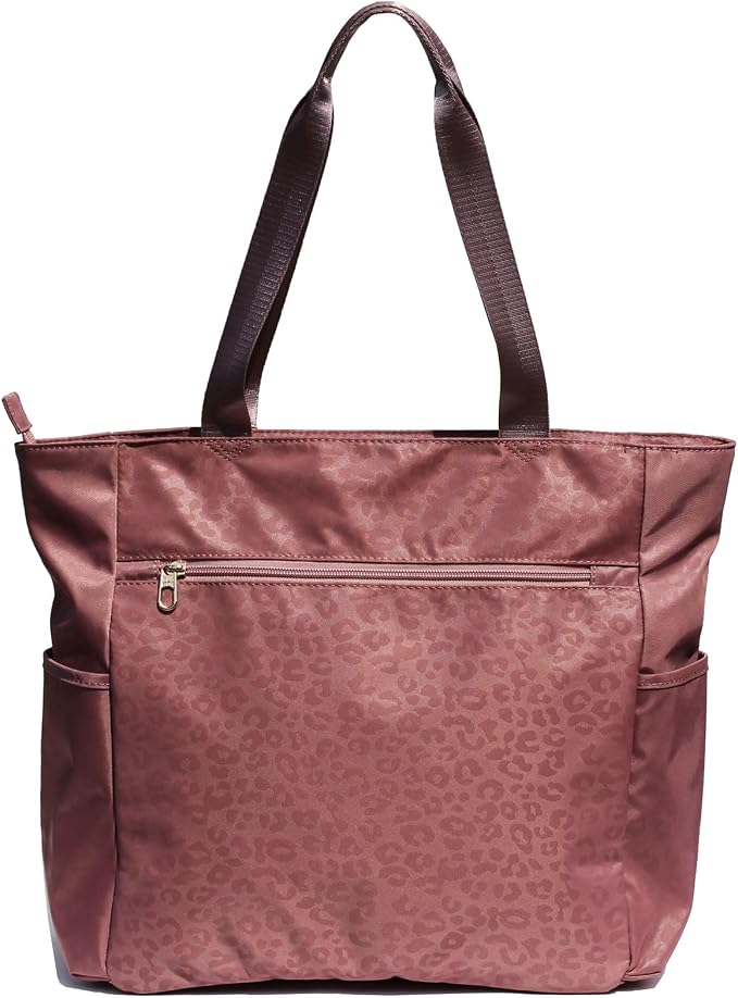 ESVAN Original Floral Tote Bag Large Shoulder Bag with Multi Pockets for Gym Travel Beach Daily Bags - Image 6