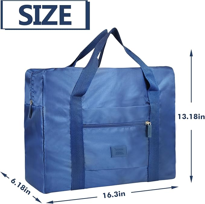 Travel Duffel Bag 24 PCS Foldable Travel Bag Carry on Luggage Bag Waterproof Tote Sports Gym Bag Lightweight Large Weekender Overnight Bag for Women and Men (24 PCS) - Image 5