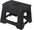 Vigar Compact Folding Step Stool, 9 in, Black, Up to 330 lb | Foldable for Adults, Lightweight Portable Stool, With Handle, Non-Slip Surface, Space-Saving Design for Household Use by VIGAR