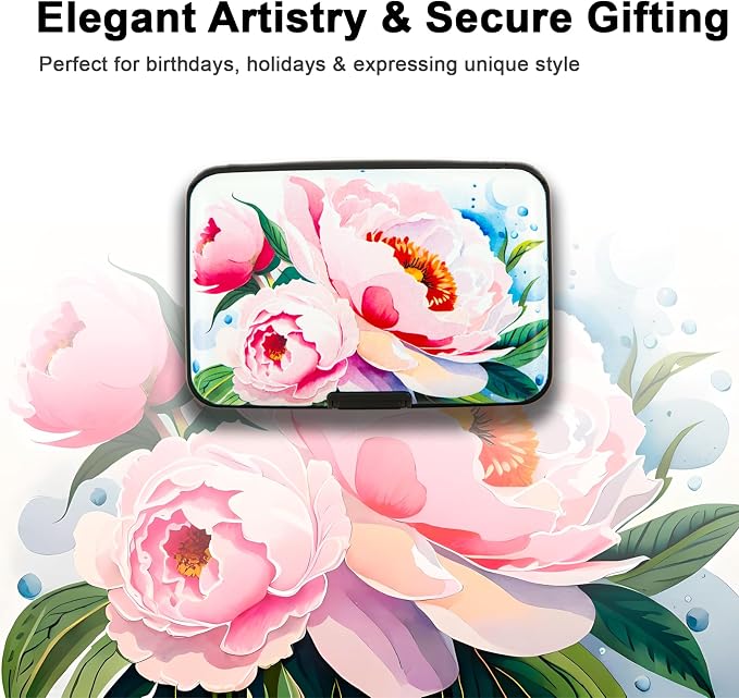 Credit Card Holder Small RFID Blocking Wallet Business Metal Slim Mini Aluminum Hard Case for Women Men - Image 7