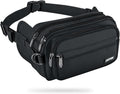 AGPTEK Fanny Pack for Women Men, RFID Large Capacity Waist Wallet Bag, Adjustable & Waterproof Bum Belt Pouch for Travel, Running, Shopping, Hiking, Dog Walking, Cycling, Climbing by AGPTEK
